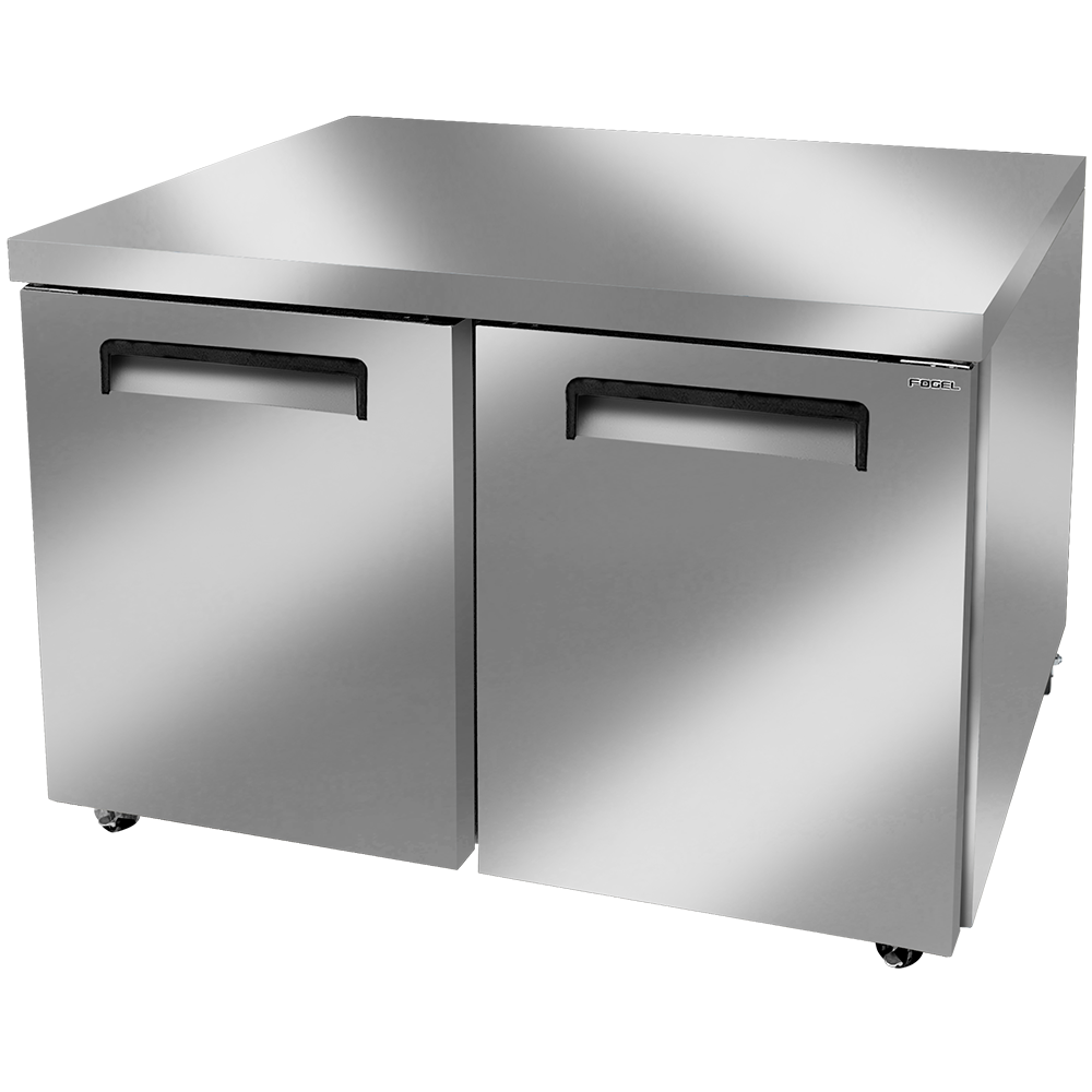 [MTR-48] MESA DE TRABAJO REFRIGERADA, BAJO MOSTRADOR 2 PUERTAS